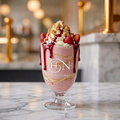 Strawberry CheeseCake Ice Cream Shake